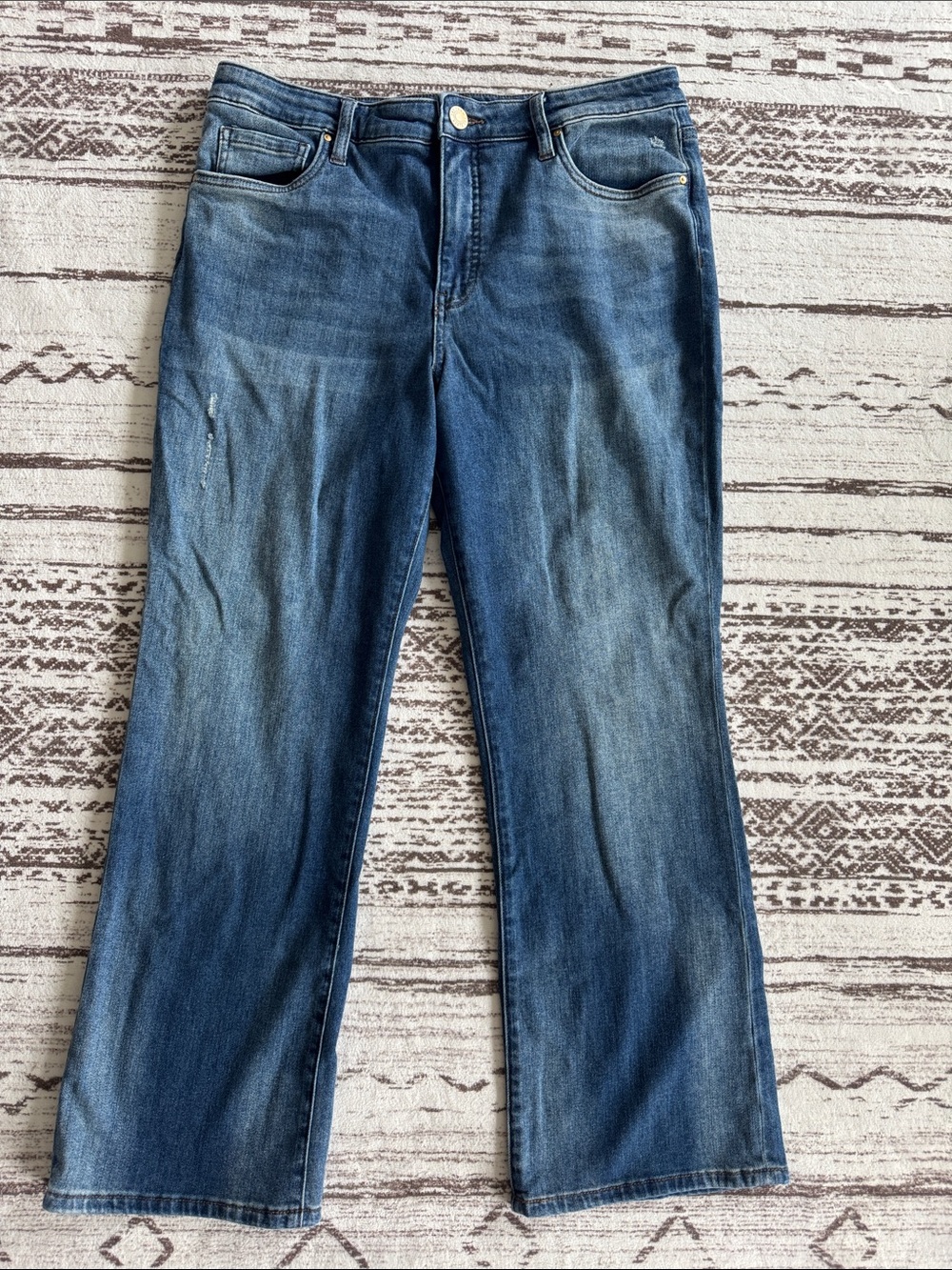 Kut from the Kloth Kelsey Fab Ab Ankle Flare Jeans